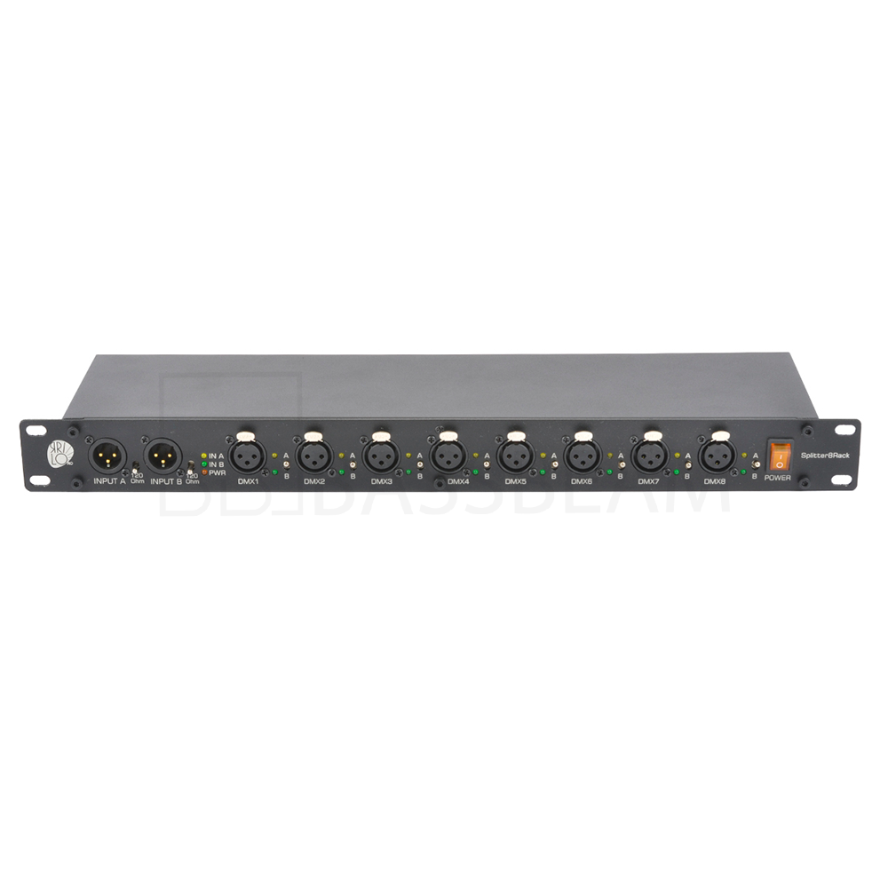 DMX Сплиттер 2x8 ЯRILO Splitter8Rack